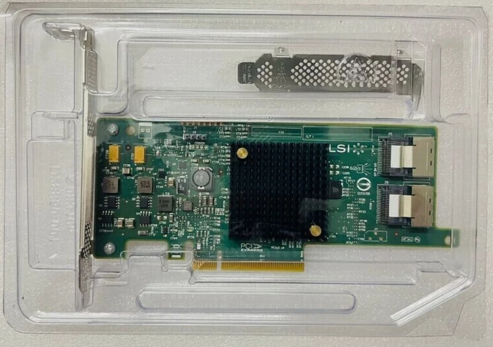 LSI 9207-8i Broadcom 6G SATA SAS HBA PCIe x8 Avago LSI00301 ZFS IT Mode unRaid - Bild 3 von 3