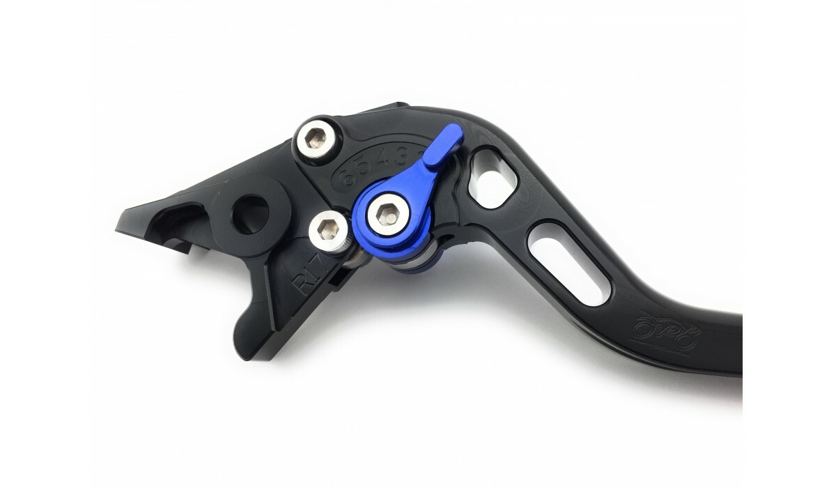 Levier long noir bleu avec ABE pour TRIUMPH TIGER EXPLORER 1200 V13VG de 2012 à 2015 - 4