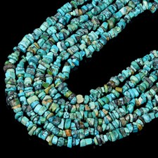 Natural Blue Green Turquoise Pebble Nugget Slice Chip 4MM 7-9MM 8-10MM D428 