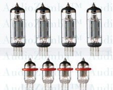 YAQIN MC-6P1P URSS MILITARE NOS 8 X 6P1P 6J1 SET VALVOLE COMPLETO ANELLI OMAGGIO UK