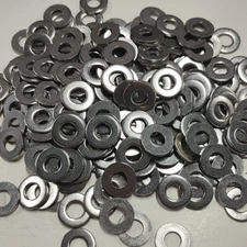 1/4" Stainless Steel Flat Washer BLACK MARINE GRADE   200-1000 PCS  5/8 OD