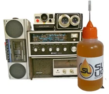 Slick Liquid Lube Bearings BEST Lubricant, Synthetic Oil for Vintage Electronics