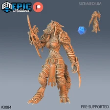 Werewolf Adventurer A Player | Epic Miniatures | RPG D&D Pathfinder Wargaming