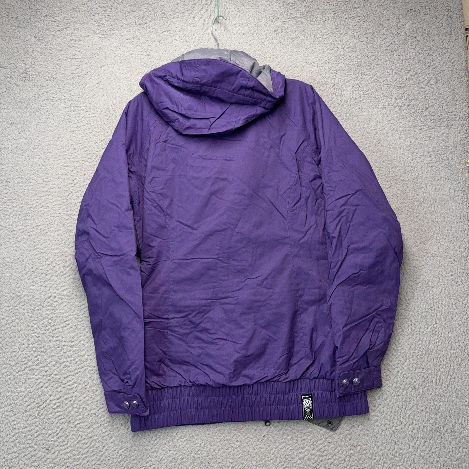 burton the white collection dryride hooded jacket