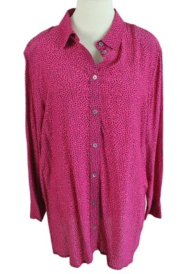 Bluse von Mona Lisa gr.42 in Pink gepunktet - Bild 1 von 3