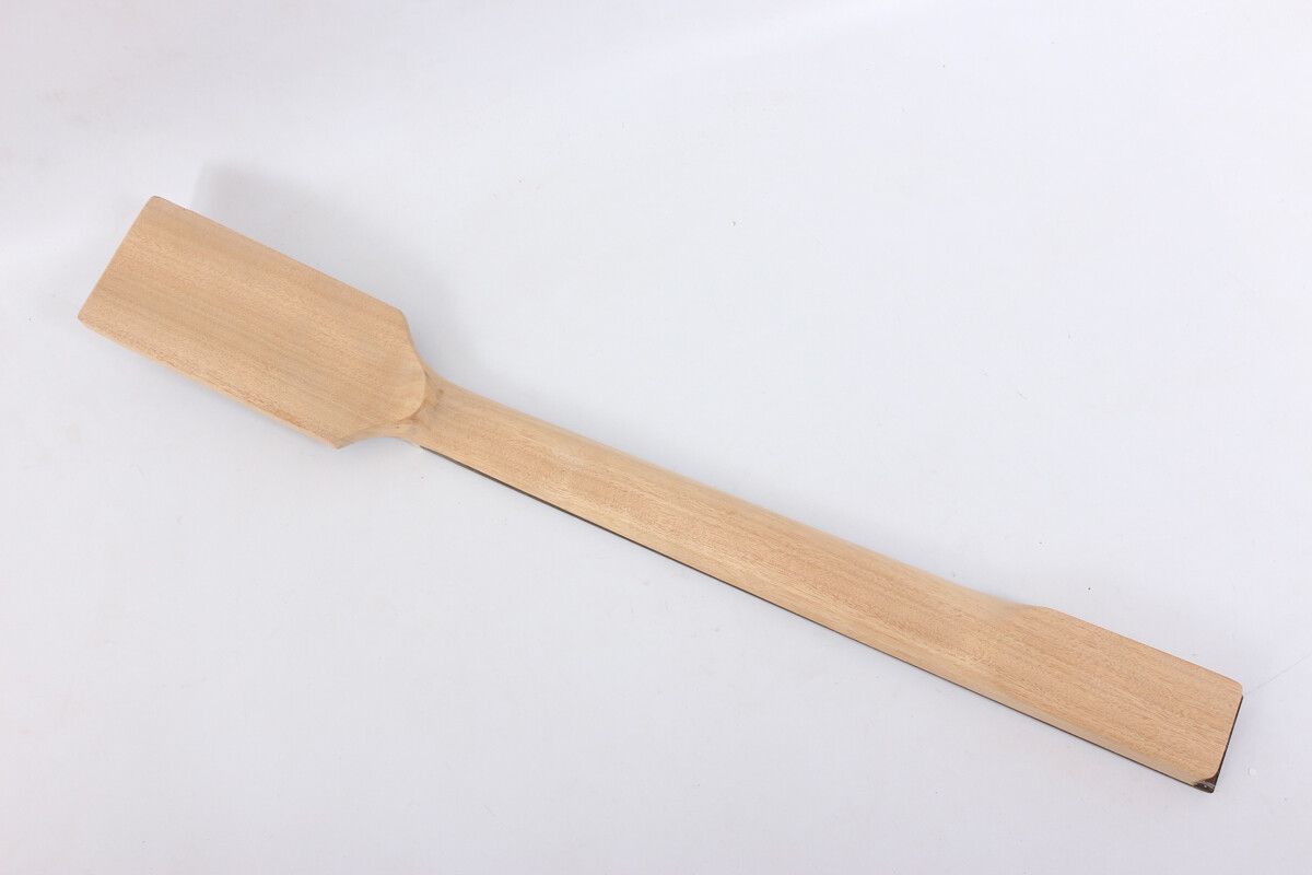 Testa paddle collo chitarra fai da te 22 tasti 24,75 pollici testa nera bullonata foto 2