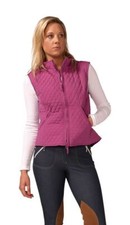 Ladies Quilted Gilet Vest Bodywarmer Womens Casual Equestrian Riding Jacket