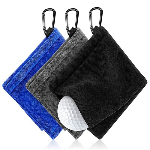 Golf Ball Wischen Tuch Kompakte Tragbare Mikrofaser Weiche Absorption Reiniger