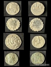 Authentic:Denarius,Alexander III the great & more bronze & silver roman coins