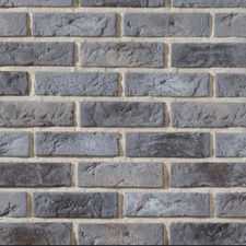 SAMPLE - CAMBRIDGE GREY MIX  BRICK SLIPS - Exterior Brick Slips, Brick Cladding,