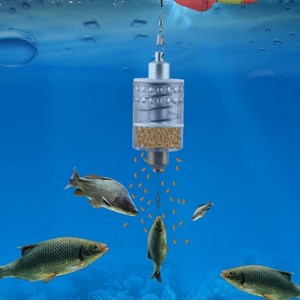 Fishing Feeder Automatic Tackle Lazy Fishing Hook Trap Spring Cage