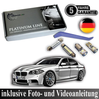 LED Innenraumbeleuchtung BMW F10 5er Innenbeleuchtung Innenlicht Set SMD F07 GT - Bild 1 von 4