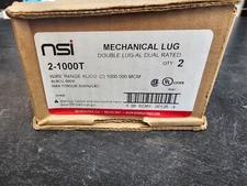 NSI 2-1000T AL Mechanical Lug Double/Dual Rated (2)1000-500 MCM