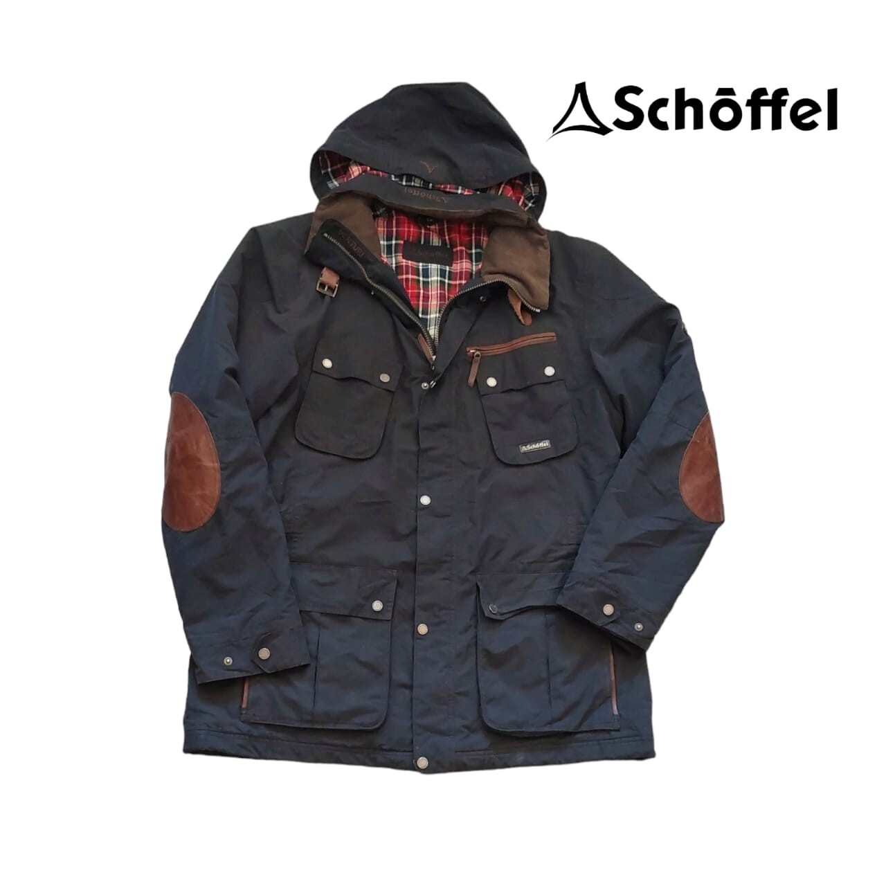 SAINT LAURENT Schöff Venturi Giacca Parka con Cappuccio Foderato in Pile Esterno Taglia XL