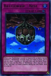 Battlewasp - Nest - BLHR-EN042 - Ultra Rare - 1st Edition x3 - Near Mint