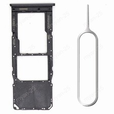 Single Black MicroSD Sim Card Tray Replacement for Samsung Galaxy A12 SM-A125U