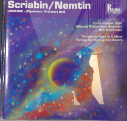 SCRIABIN/Nemtin Universe: Mysterium: Prefatory Act CD LIKE NEW
