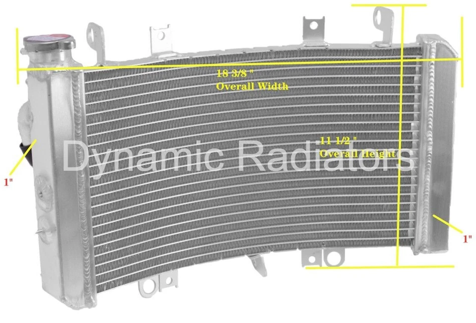 Radiador 2008-2019 Suzuki Hayabusa GSX1300R GSX1300RZ PRC340 OEM:17710-15H10 Foto 3 de 4