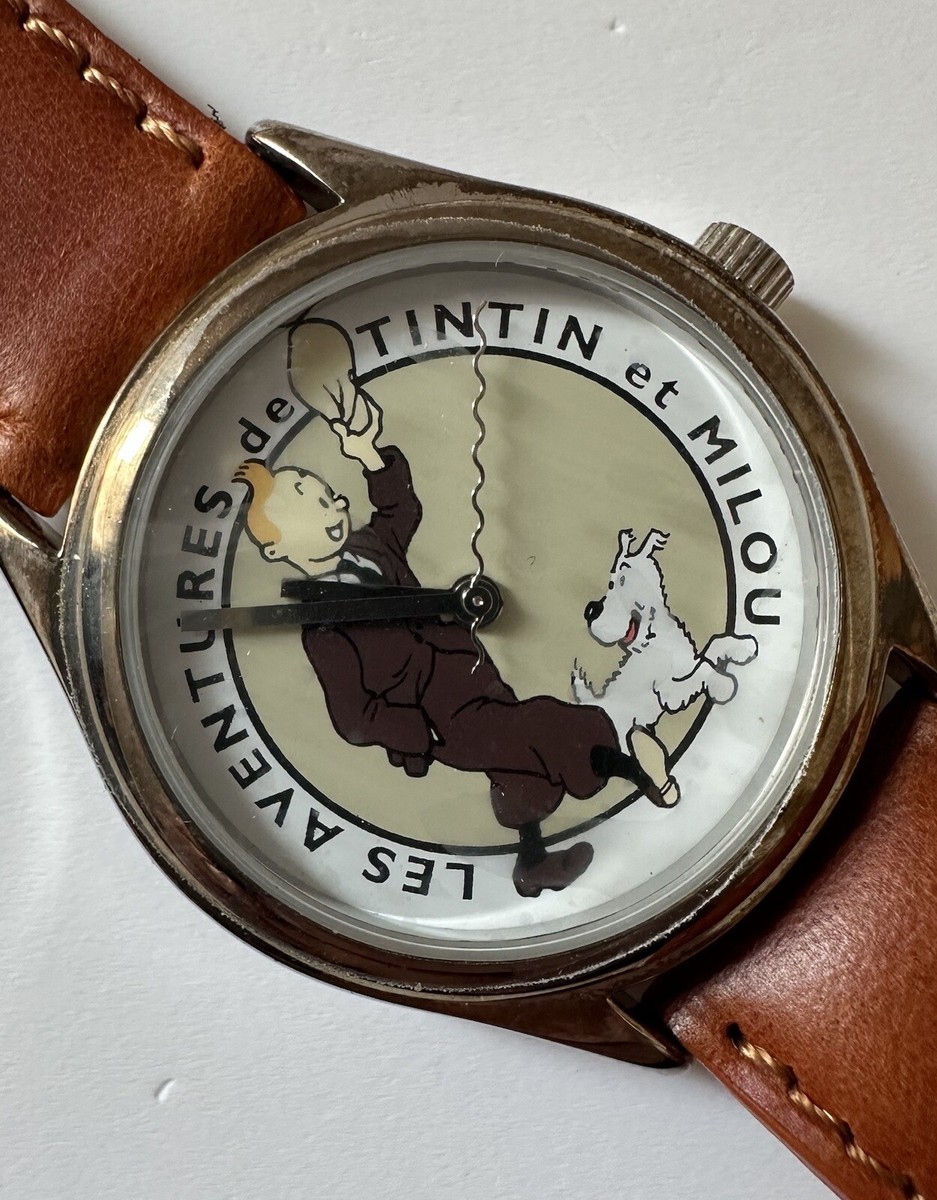 Montre Collector Tintin - Milou Roi - Coffret Hergé & Citime 1994 - NEUVE