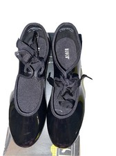 Bloch Tap Shoes Student Tap Size 7 M Black Patent Tie Shoes