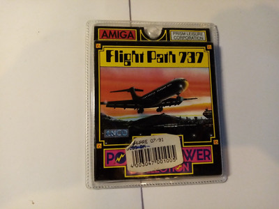 Amiga  Computer Disketten Spiel Flight Path 737  mit ovp.