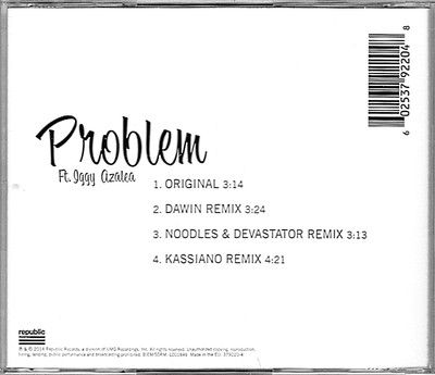 Problem [Single] by Ariana Grande (CD, Jul-2014, Island (Label