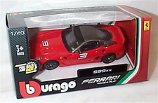 Ferrari 599xx in Red Pull Back & Go 1:43 scale burago Race & Play New in Pack