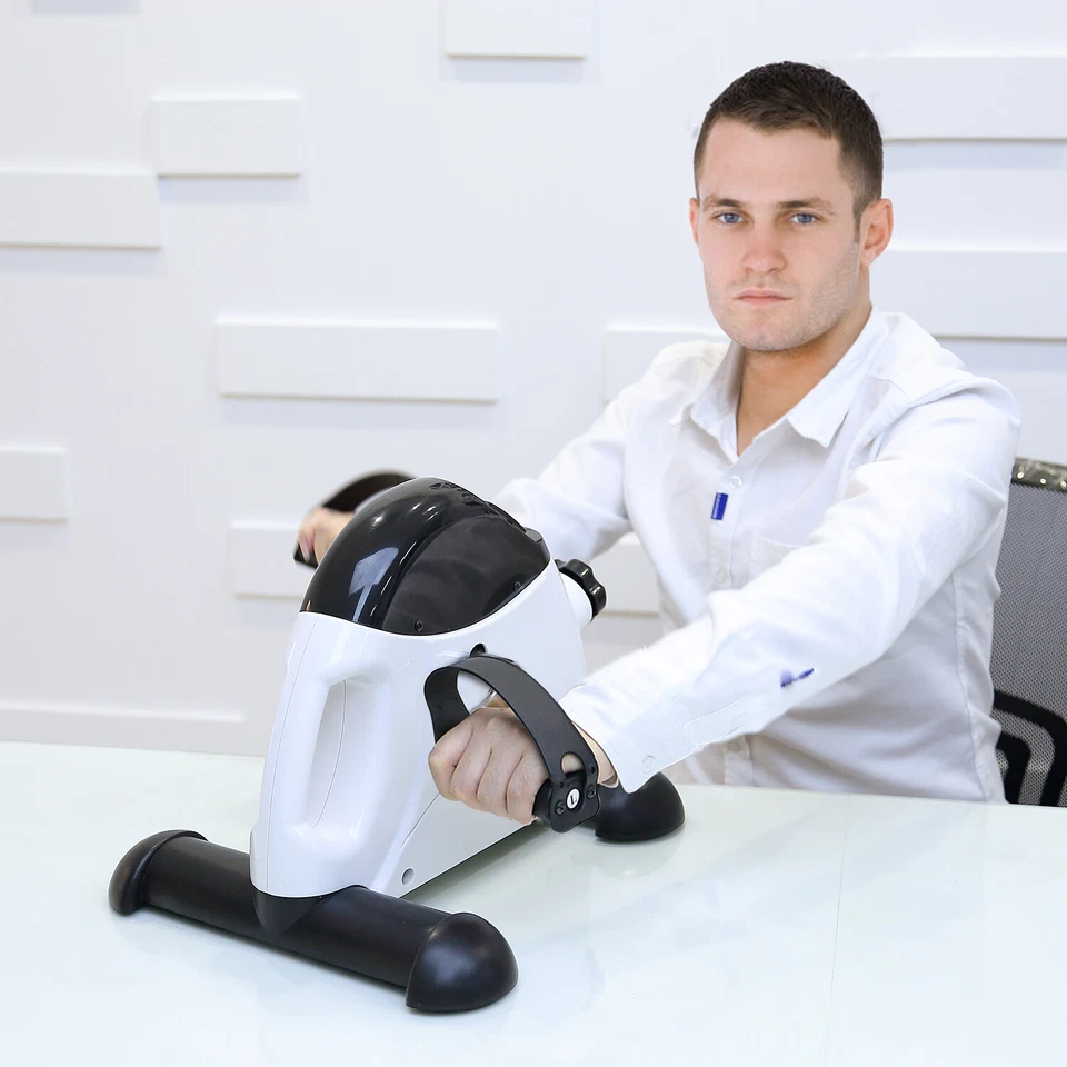 Mini Exercise Bike Portable Foot Cycle Arm&Leg Peddler Machine With LCD Displays - Image 4 of 4