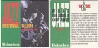 1 HEINEKEN JAZZ BEER MAT BEERCOASTER SOUS BOCK VILTJE