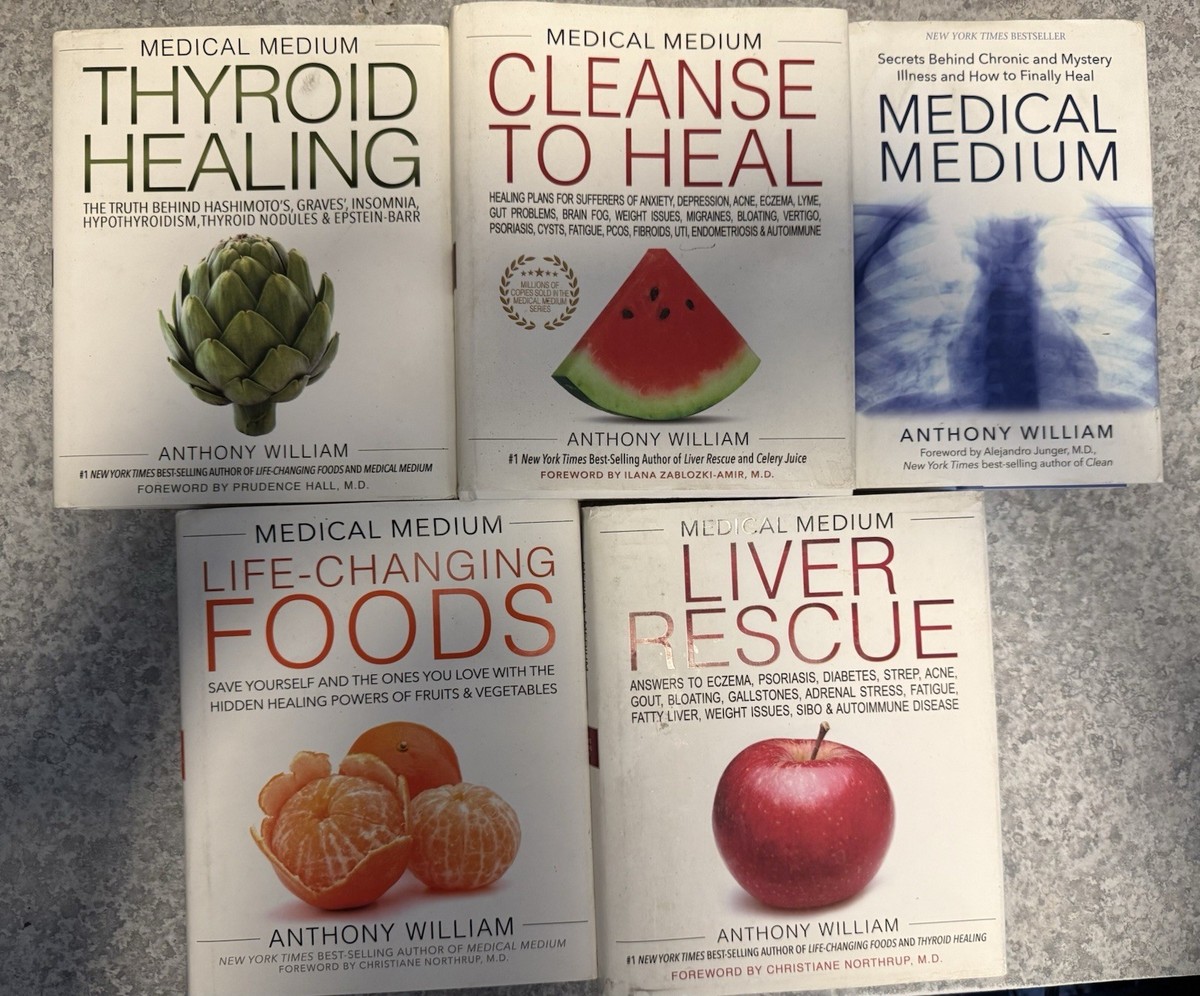 Medical Medium Anthony William 5冊セット Lot Of 5 Medical Medium Hardcover Books By Anthony William | eBay