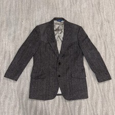 Pendleton Western Jacket Blazer 100 Wool Suede Elbow Patch VTG Men  s Sz 40