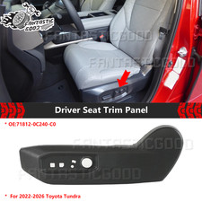 For Toyota Tundra Cushion 2022-2026 Shield Recline Cover Driver Seat Trim Panel