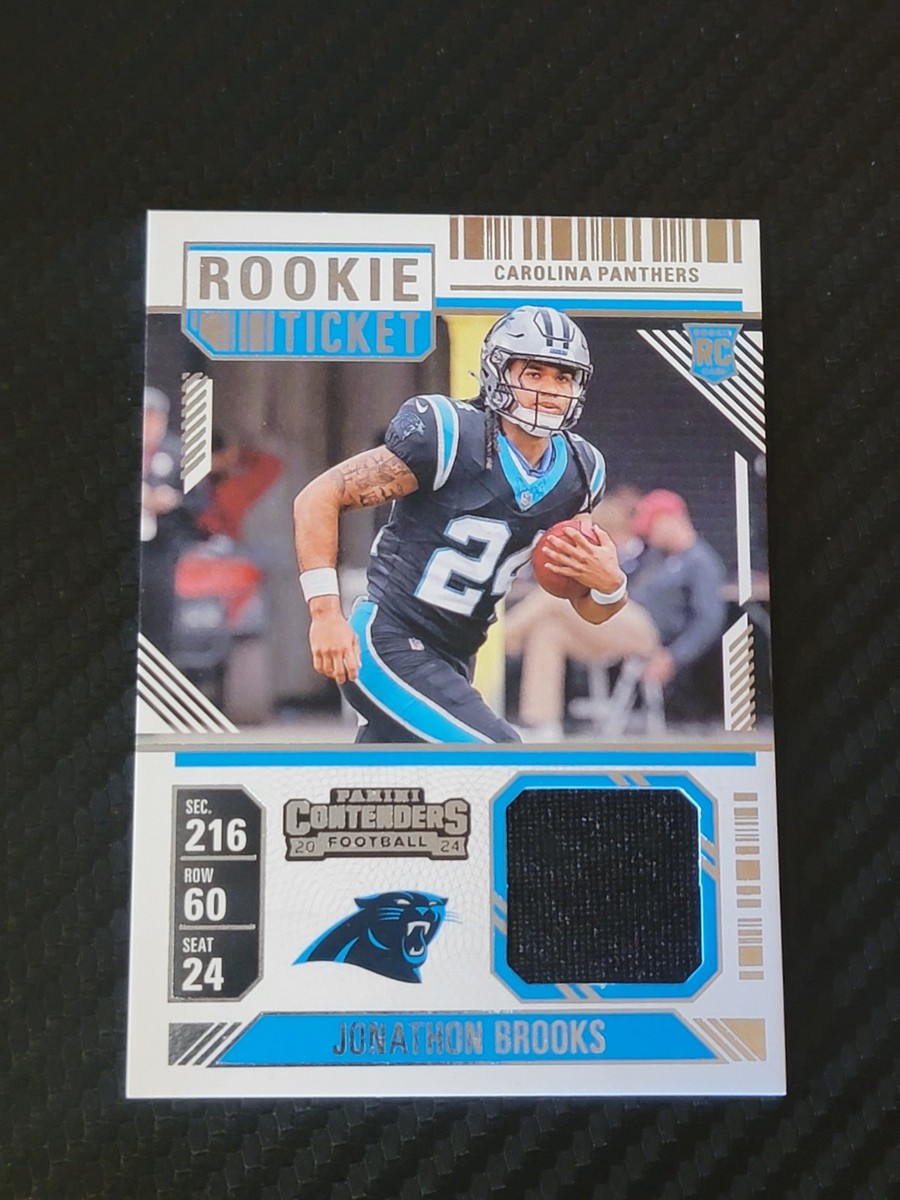 2024 Panini Contenders Rookie Ticket Jonathan Brooks RTS-JBS | eBay
