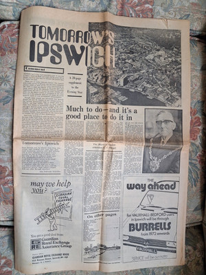 Tomorrow's Ipswich 20 page Supplement to Evening Star Sep 14 1971