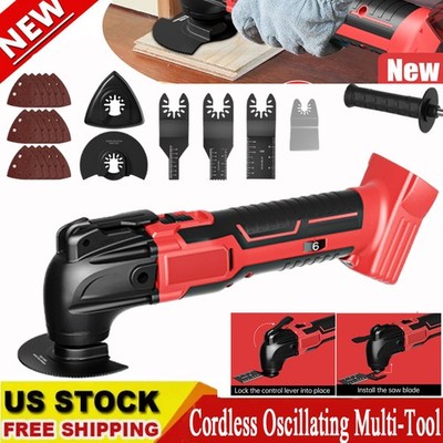 Cordless Oscillating Multi Tool For Milwaukee 18v Battery For M18 W/6 Speed
