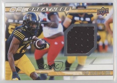 2023 Upper Deck CFL Greatness Game Jersey Tim White #CG-TW 1m1a