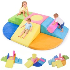 8-Piece Foam Climbing Toys for Toddlers, Indoor Soft Play Blocks Set