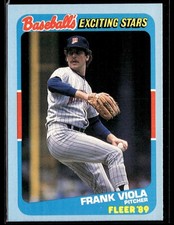 1989 Fleer Baseball's Exciting Stars #42 Frank Viola Baseball Card 0501D