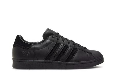 Adidas Y-3 Men's Superstar Low Top Sneakers Black 10 US