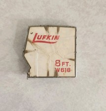 Vintage Lufkin W618 Mini Tape Measure / 8 Feet Long / Made In USA