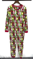Buc-ee's Christmas Union Suit XL Thermal Pajamas Patchwork Unisex