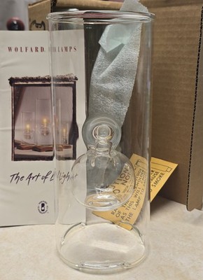 1 Vintage 1996 Classic Wolfard Oil Lamp 9 Inch New With Box And Wick 