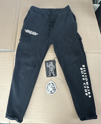Billionaire Boys Club Sweatpants Mens XL Black Fleece Joggers Streetwear Cotton