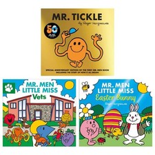 Mr. Men and Little Miss Collection by Roger 3 Books Set - Paperback