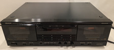 RARE  VTG Denon DRW-850 HX-PRO Auto Reverse Cassette Dual Tape  Japan Tested