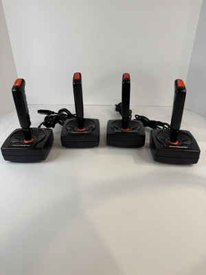 Lot of 4 Atari Controller, PointMaster, 2600 7800 joystick Vintage Point Master