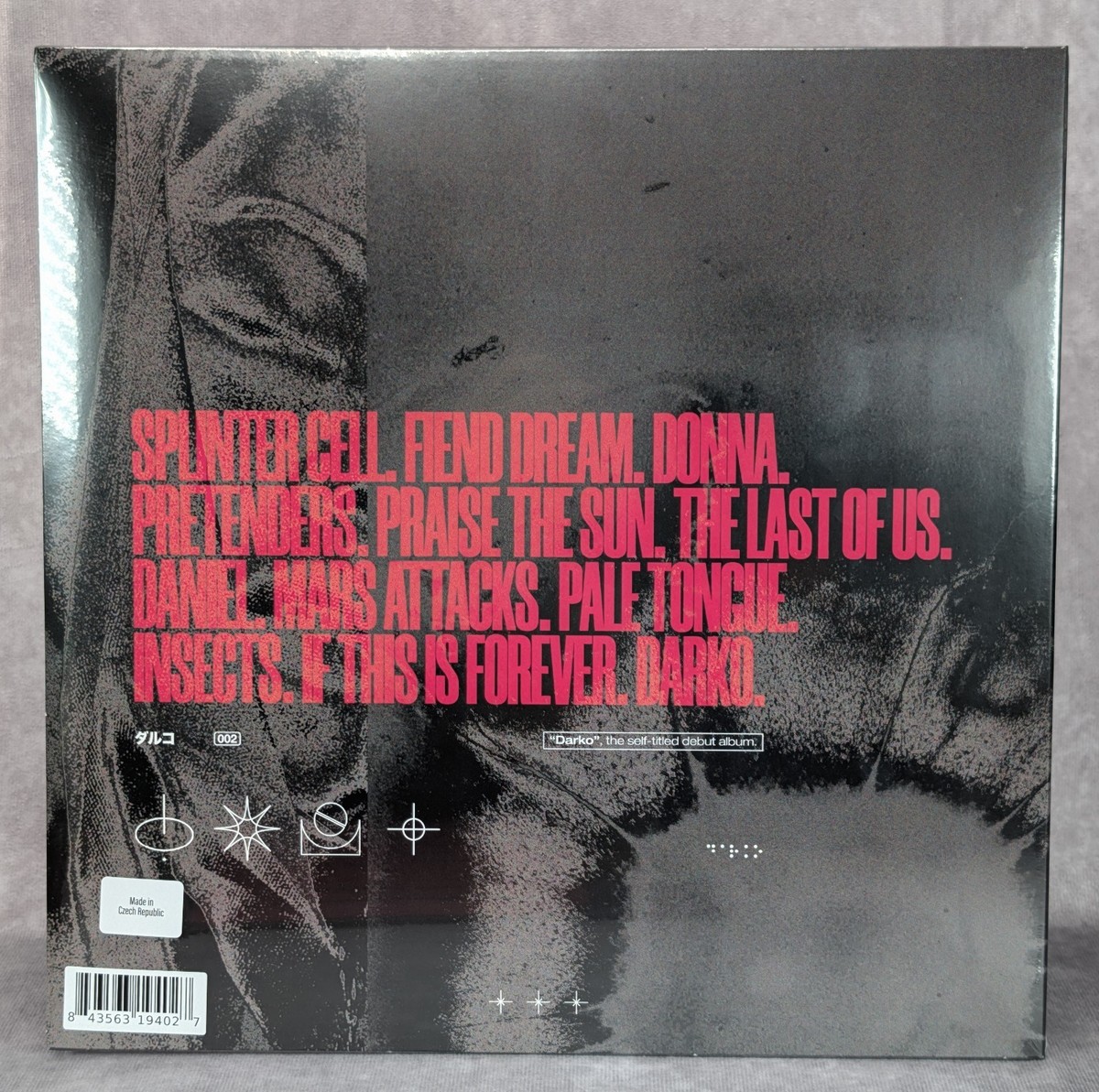 Darko US Self Titled Pink Black Swirl LP Vinyl Variant II /250 New
