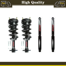 FCS Front Struts and Springs Rear Shocks For Chevy GMC Silverado Sierra 1500 TT