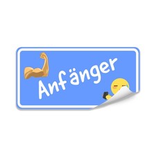 Autoaufkleber Fahranfänger Aufkleber Anfänger Hinweis Sticker für Kfz R21-12