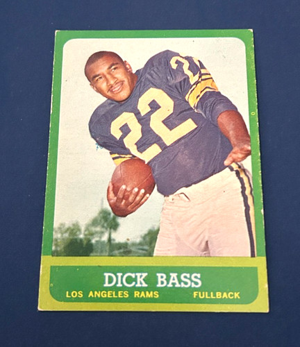 Dick Bass #39 1963 Topps card